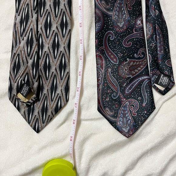 Ketch men's ties-Lot of 2, one silk & one polyester, good shape - Picture 4 of 6